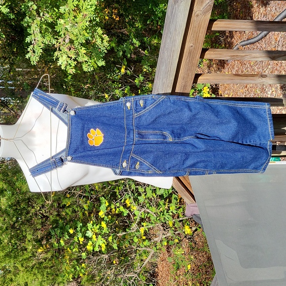 Tiger paw overalls, Clemson, embroidered, Two Feet Ahead, sz 3 - Picture 9 of 9